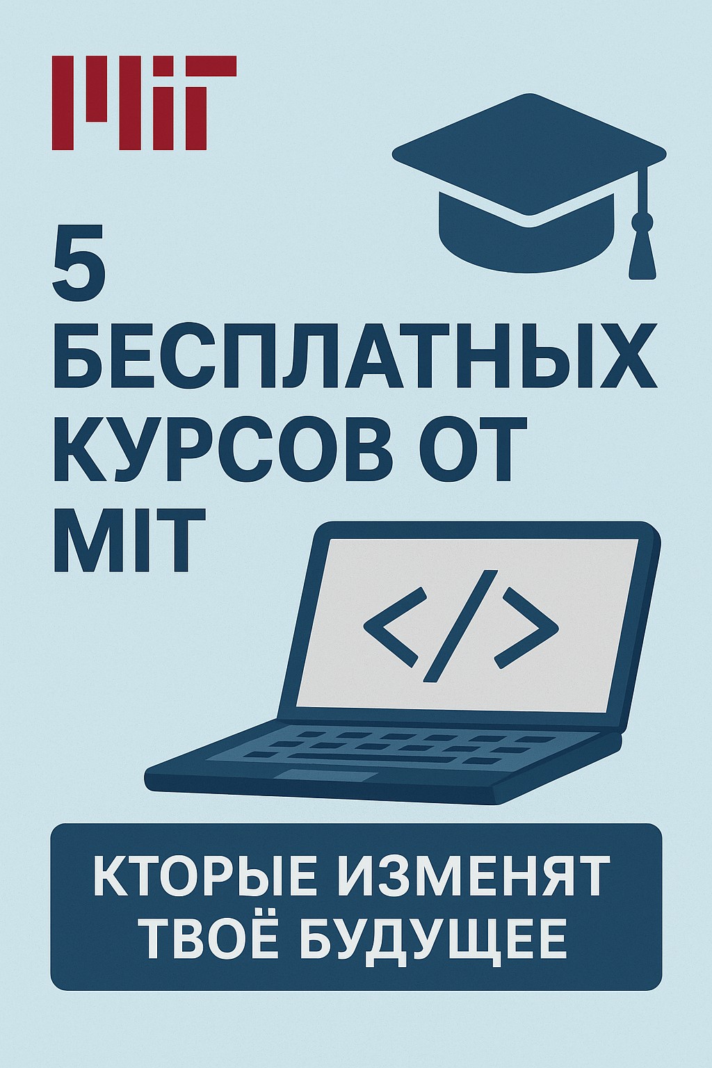 🎓 5 бесплатных курсов от MIT, которые изменят твоё будущее